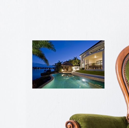 Resort Style Living Wall Mural
