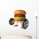 Fit Weightlifting Hamburger Wall Decal