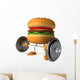 Fit Weightlifting Hamburger Wall Decal
