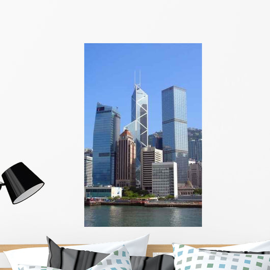 Hong Kong Skyline Wall Decal