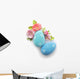 Blue Pastel Easter Eggs Wall Decal