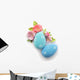 Blue Pastel Easter Eggs Wall Decal