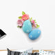 Blue Pastel Easter Eggs Wall Decal