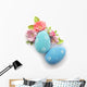 Blue Pastel Easter Eggs Wall Decal