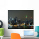 Christmas Skyline Wall Mural