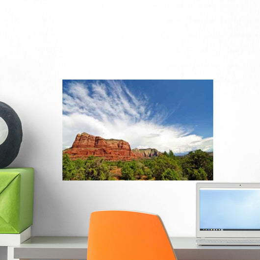 Beautiful Scenic Red Sandstone Wall Decal