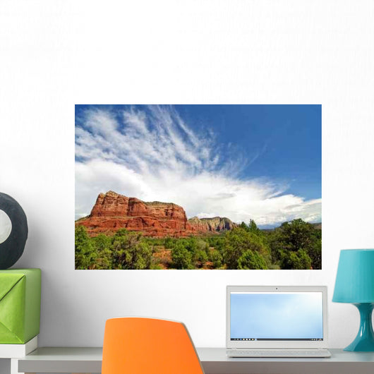 Beautiful Scenic Red Sandstone Wall Decal