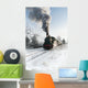 Old Steam Locomotive Snow