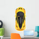 Yellow Sport Car Wall Decal