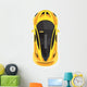Yellow Sport Car Wall Decal