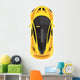 Yellow Sport Car Wall Decal