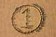 The Number 1 Written on the Beach  Part of a Coun Wall Mural