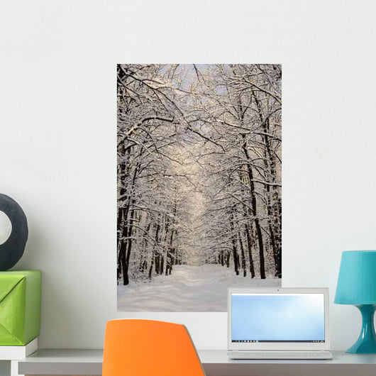 Winter Landscape Forest Wall Decal