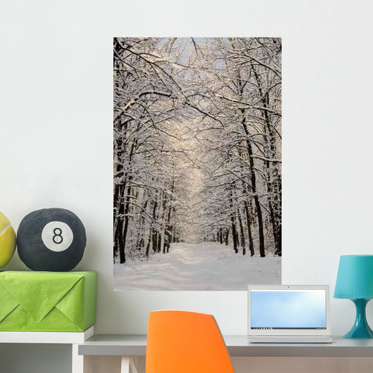 Winter Landscape Forest Wall Decal