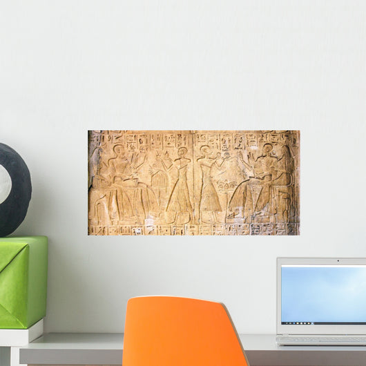 Relief Ancient Egypt's Figures Wall Mural