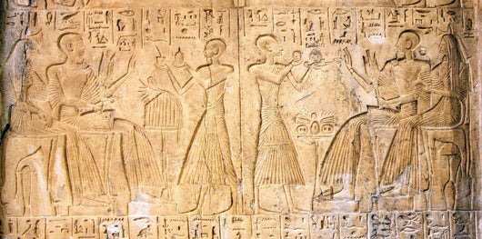 Relief Ancient Egypt's Figures Wall Mural