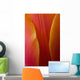 Extreme Close-Up Of Colorful Tulip Petals Wall Mural