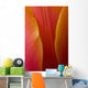 Extreme Close-Up Of Colorful Tulip Petals Wall Mural