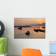 Sunset At Rosdohan Pier Near Sneem Wall Mural