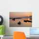Sunset At Rosdohan Pier Near Sneem Wall Mural