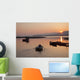 Sunset At Rosdohan Pier Near Sneem Wall Mural