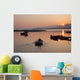 Sunset At Rosdohan Pier Near Sneem Wall Mural