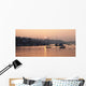 Sunset In The Harbor Wall Mural