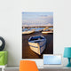 Boats Moored Near The Harbor Of Chiclana De La Frontera In Santa Petri Wall Mural