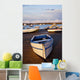 Boats Moored Near The Harbor Of Chiclana De La Frontera In Santa Petri Wall Mural