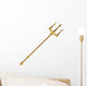 Golden Trident Wall Decal