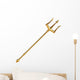 Golden Trident Wall Decal