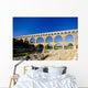 Roman aqueduct, Pont du Gard, Languedoc-Roussillon, France Wall Mural