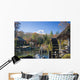 View Of Mount Fiji From A Japanese Garden Wall Mural