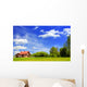House Green Hill Wall Decal