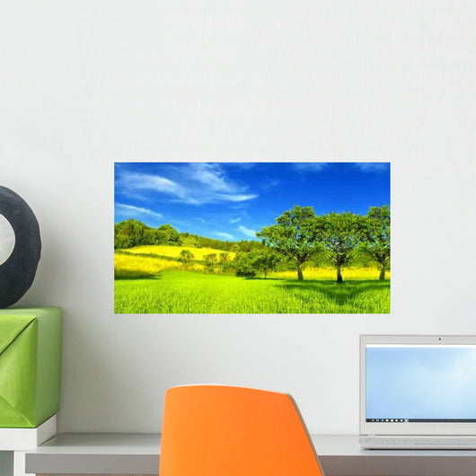 Summer Landscape Wall Decal Design 1
