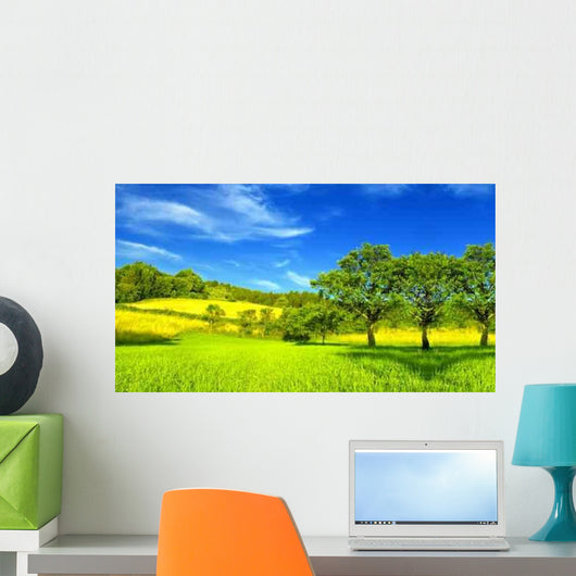Summer Landscape Wall Decal Design 1