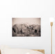 Two Elephants With Their Trunks Touching Wall Mural