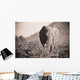 An Elephant Walking In The Bush Wall Mural