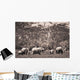 A Group Of Elephants Wall Mural