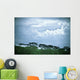 Trees Under A Cloudy Sky Wall Mural