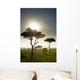 An Elephant Walks Among The Trees Wall Mural
