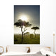 An Elephant Walks Among The Trees Wall Mural