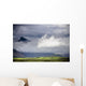 The Peak Of A Mountain Seen Through Low Lying Clouds Wall Mural