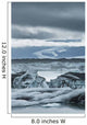 Ice Formations On The Rock In The Water Wall Mural
