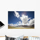 Sunlight And Cloud Over A Lake And Mountains Wall Mural
