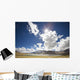 Sunlight And Cloud Over A Lake And Mountains Wall Mural
