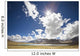 Sunlight And Cloud Over A Lake And Mountains Wall Mural