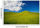 Wooden Fence Posts Running Through A Grassy Field Wall Mural