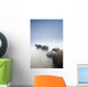 Boulders In A Row In The Shallow Water At The Beach Along The Coast Wall Mural