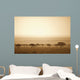 Trees On The Savannah At Sunset Wall Mural